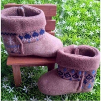  MC Boot Brown Rajut 